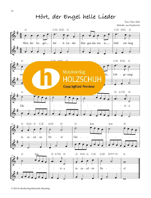 Hört, der Engel helle Lieder